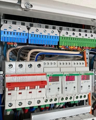 Электрик | Установка стиральных машин, Установка распределительных коробок, Установка софитов Больше 6 лет опыта