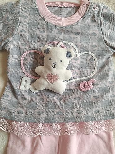 кыргыз кийим: Комплект, түсү - Боз — 2