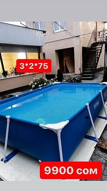 solutions elementary: Каркасный бассейн Intex 75 м 💦 Идеальное решение для летнего отдыха — 1