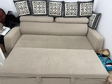 диван кровать полуторка: Прямой диван, Б/у — 8