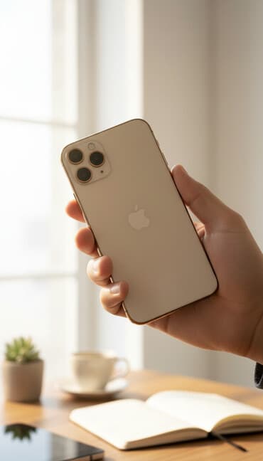ноутбук айфон: IPhone 11 Pro, Б/у, 256 ГБ, Золотой, 100 % — 1