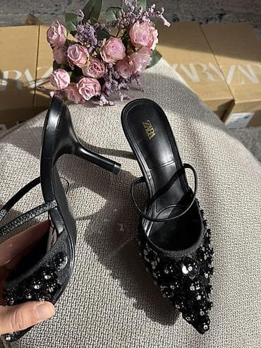 обувь для трекинга: Туфли, 35, 36, 37, Zara, Новый, цвет - Белый, Бесплатная доставка — 3