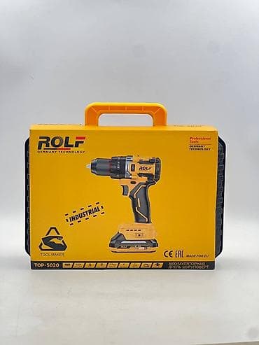 мини электро: Аккумуляторная дрель‑шуруповерт ROLF TOP‑5020 (Germany Technology) — 2