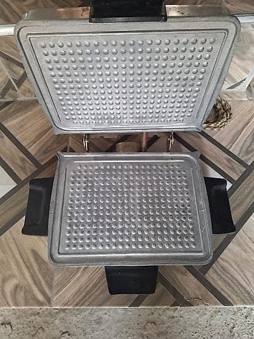 Ашкана буюмдары: Вафельница электрическая Советская новая не использовалась — 2