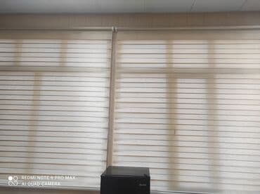 занавеска новый: Роллштор, Бишкек Жалюзи,День и ночь зебра, Римский шторы, Жалюзи — 11