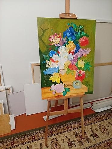 Музыкальные инструменты: Мольберт напольный деревянный (штативный, «треугольник») - Материал — 4