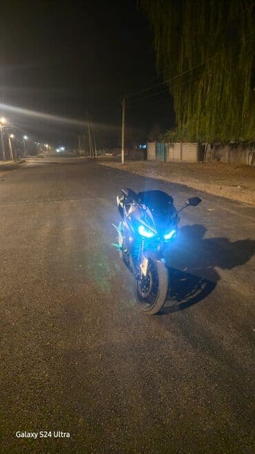 обмен авто с доплатой: Спортбайк Kawasaki, 200 куб. см, Бензин, Взрослый, Б/у — 6