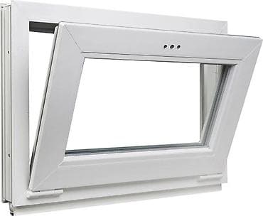 solutions upper: Окно пластиковое с откидной створкой (форточка/фрамуга) - Материал — 1