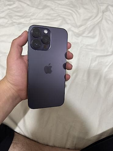 mafia 2: IPhone 14 Pro Max, Б/у, 256 ГБ, Deep Purple, Чехол, Коробка, 78 % — 1