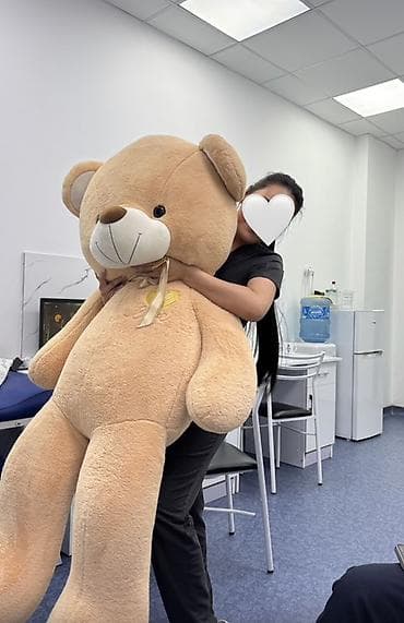 Шамдар жана шамдалдар: Большой плюшевый мишка - Размер: очень крупный, рост примерно с — 2