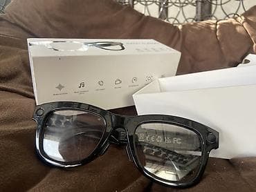 очки с видеокамерой: Умные очки SMART GLASSES (черные, классическая оправа) Функции: - — 8