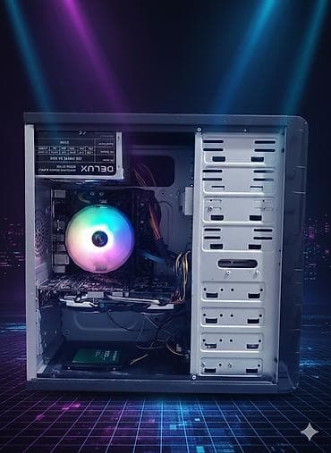 Мониторы: Компьютер, ядер - 8, ОЗУ 16 ГБ, Для работы, учебы, Б/у, Intel Core i3, AMD Radeon RX 580, HDD + SSD — 1