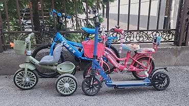 Спорт и отдых: Детский самокат, Трёхколёсный — 2