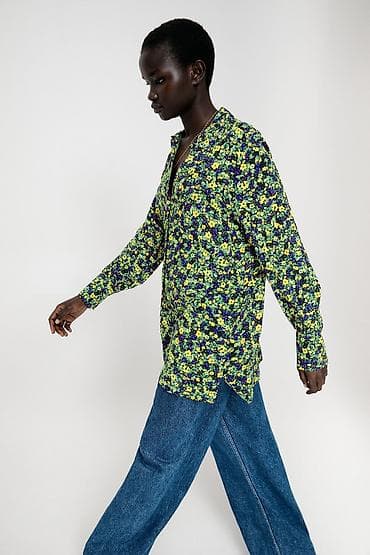 блузка зара: Блузка, В цветочек — 5