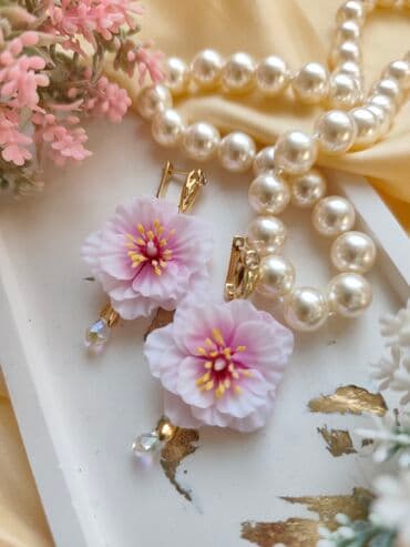 свадебное платье трансформер 2 в 1: Серьги, Женские — 2