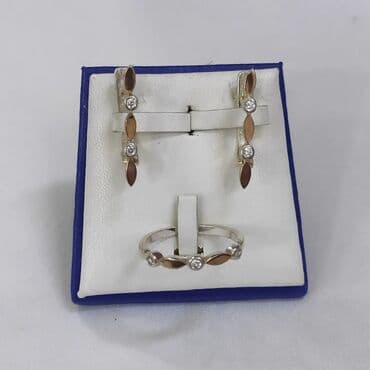 свадебные наборы ручной: Набор украшений, Проба 925, Женские, Новый — 2