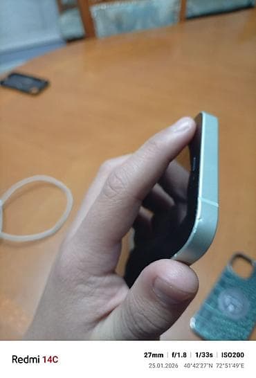 mini 5: IPhone 12, Зеленый, Кабель, 81 % — 3