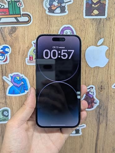 ipone 8plus: IPhone 14 Pro, Б/у, 128 ГБ, Black Titanium, Защитное стекло, 78 % — 9