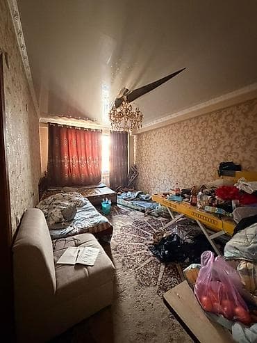 аренда квартира манас: 3 комнаты, С мебелью частично — 1