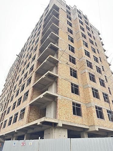 Квартиры: 1 комната, 30 м², Ошский рынок / базар Элитка, 11 этаж, ПСО (под самоотделку) — 3