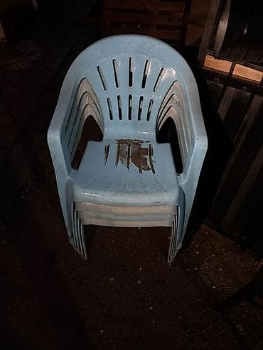 пластик pla: Комплект пластиковых стульев для улицы - Материал: ударопрочный — 3