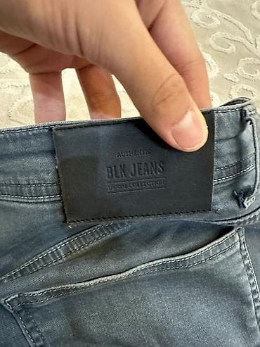 slim patch original: Джинсы BLK JEANS Exclusive - Цвет: серо-синий, деликатный варёный — 1