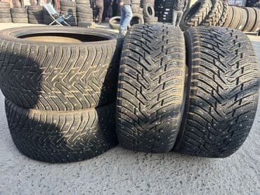 перфорированные тормозные диски: Шиналар 285 / 35 / R 19, Winter stud, Колдонулган, Комплект, Жеңил унаалар, Nokian — 1