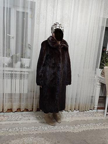 Шубы: Длинная норковая шуба классического кроя. - Натуральный мех норки — 4