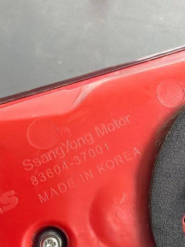 stop: Задний правый стоп-сигнал Ssangyong 2019 г., Б/у, Оригинал, Корея — 2