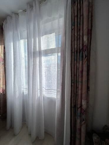 Отдам даром: Легкие белые шторы-вуаль для окна Высота 250 см Меняю на 4 л масла/ — 2