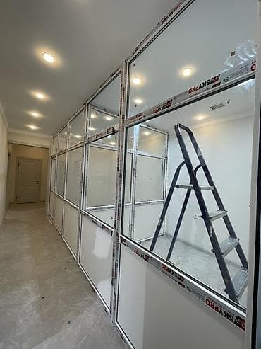 реечные перегородки: На заказ Каркасная перегородка, Для офиса, Монтаж at lalafo.kg — 3 реечные перегородки: На заказ Каркасная перегородка, Для офиса, Монтаж — 3