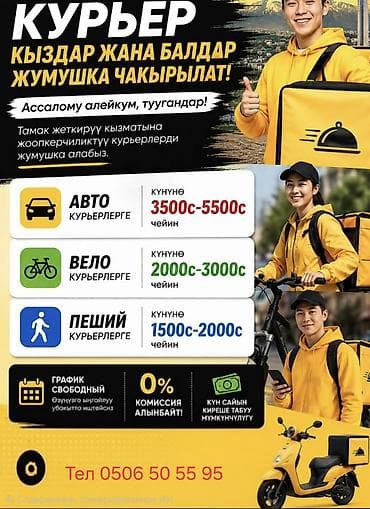 Вакансии: Требуется Автокурьер Подработка, Гибкий график, Женщина — 1