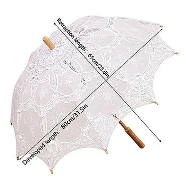 зонт женский: Свадебный аксессуар, Новый, цвет - Айвори — 2