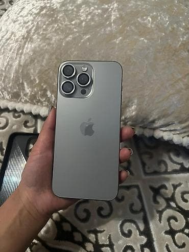airpods pro case: IPhone 15 Pro Max, Б/у, 512 ГБ, Natural Titanium, Чехол, 86 % — 1