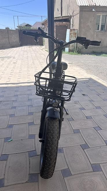 Транспорт: Электровелосипед складного типа с толстыми колесами (fatbike) — 2