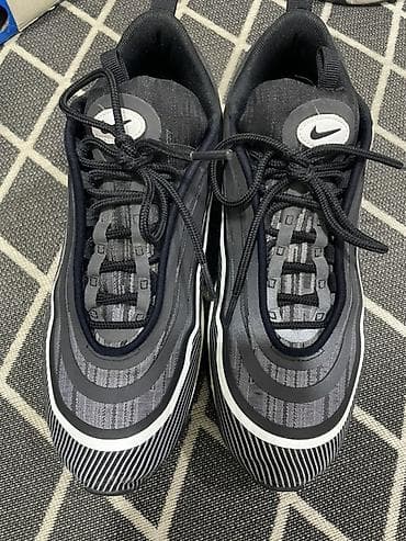 аир макс 97: Мужские кроссовки, 41.5, 42, Nike, Б/у, цвет - Черный — 3