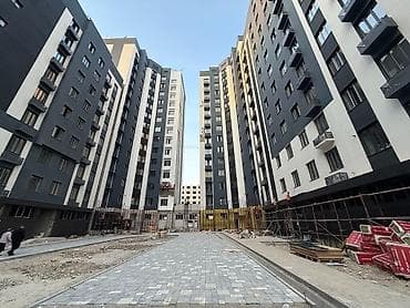 ош квартира цена: 2 комнаты, 60 м², Элитка, 14 этаж, Готовая ПСО (под самоотделку) — 1