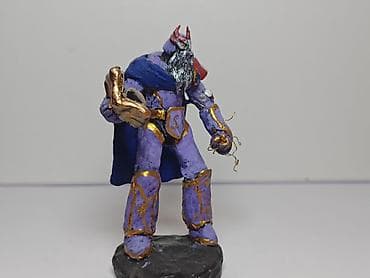Велозапчасти: Ручная фигурка-мастерская: фэнтезийный маг/колдун в доспехах. - — 2