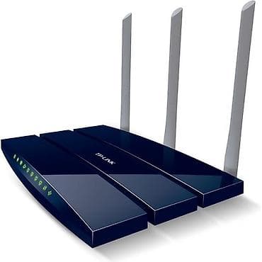 Модемы и сетевое оборудование: Wi-Fi роутер модель TP-LINK 300 Мбит/с TL-WR1043ND - беспроводной — 5