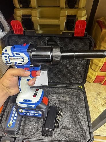 Бөрктөө шаймандар: Аккумуляторный заклёпочник C-MART W0356 в кейсе Описание: - — 2