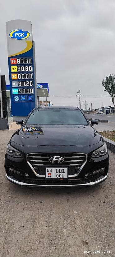Hyundai Grandeur: 2017 г., 3 л, Автомат, Бензин, Седан