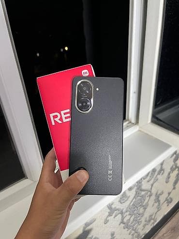 Техника и электроника: Redmi, Redmi A5, Б/у, 64 ГБ, цвет - Черный, 2 SIM — 2