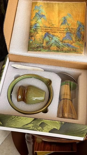 барный набор: Набор для приготовления матчи (Matcha-Set) в подарочной коробке. В — 1
