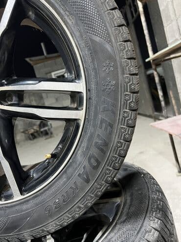 зимние шины на матиз: Колеса в сборе R 17, Зима, Б/у, Комплект, Легковые, Литые, отверстий - 5 — 6