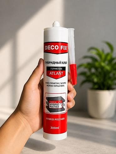 DECO FIX Гибридный клей‑герметик ATLANT, 300 мл - Универсальный at lalafo.kg DECO FIX Гибридный клей‑герметик ATLANT, 300 мл - Универсальный