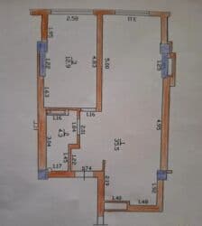 срочно продаётся 1 комнатная квартира в районе шлагбаум по улице кенсуйская 17 пересекает интергельпо: 2 комнаты, 53 м², Элитка, 8 этаж, Евроремонт — 15
