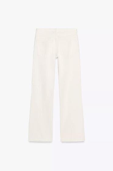 джинсы zara: Джинсы, Прямые, Zara, Средняя талия, Стрейч, S — 2