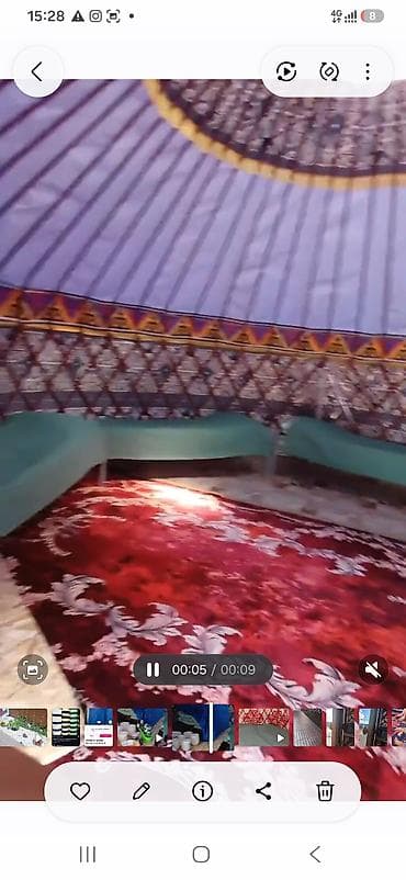 Юрта для отдыха - Просторная традиционная юрта с национальным — 2
