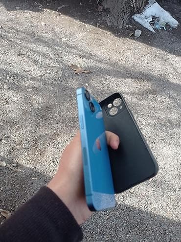 ipod touch 4: IPhone 13, Б/у, 256 ГБ, Голубой, Зарядное устройство, Защитное стекло, Чехол, 89 % — 5