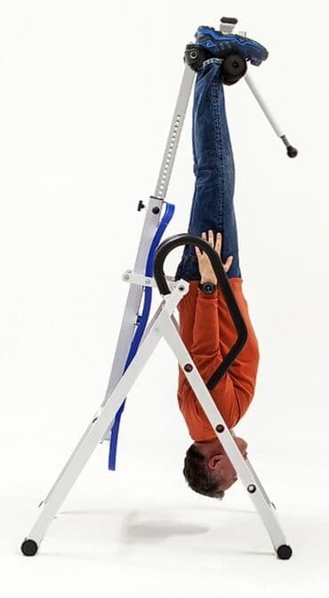 Инверсионный стол Элит с Петлей Глиссона синий Рассчитан на вес до at lalafo.kg Инверсионный стол Элит с Петлей Глиссона синий Рассчитан на вес до